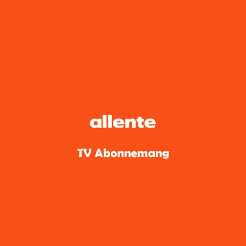 Allente tv abonnemang
