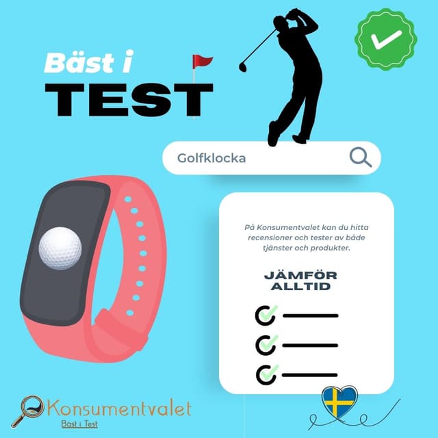 Golfklocka bäst i test 2026