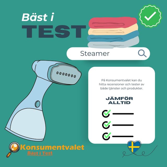 Steamer bäst i test 2026