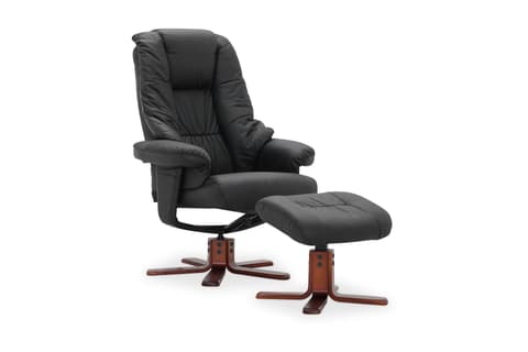 Comfy Snurrfåtölj med Fotpall