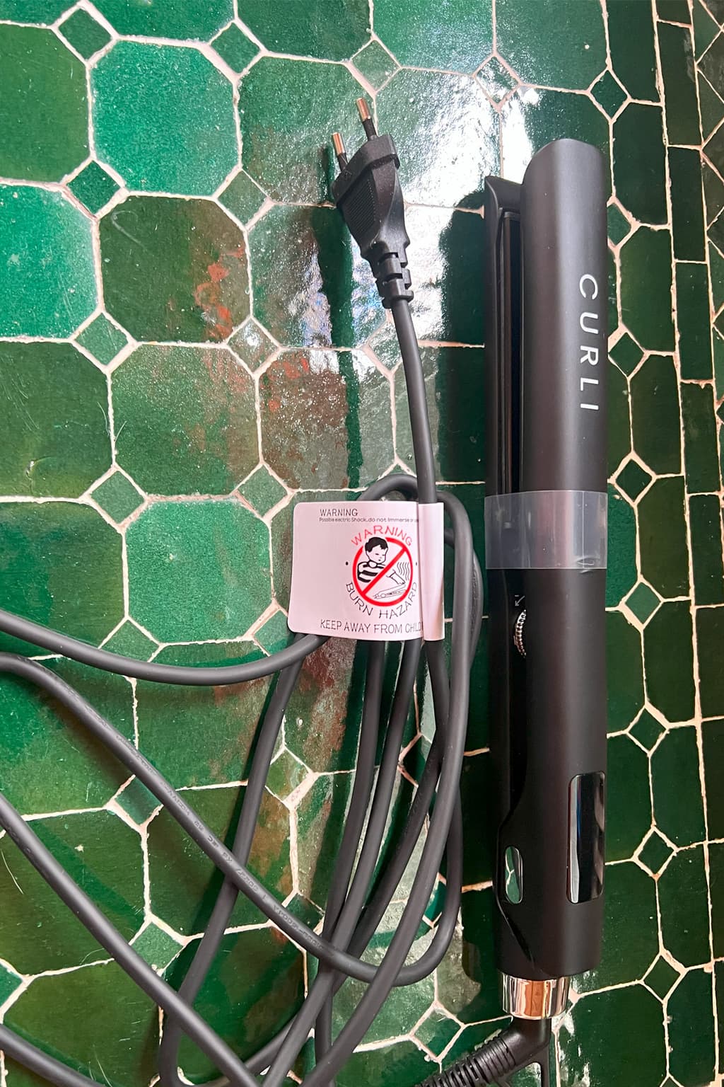 Curli ANTI plattång dekorativbild