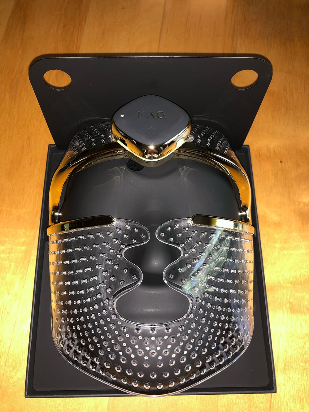 FAQ 202 mask direkt ur förpackning