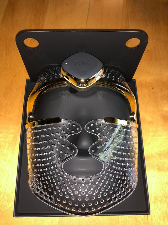 FAQ 202 mask direkt ur förpackning