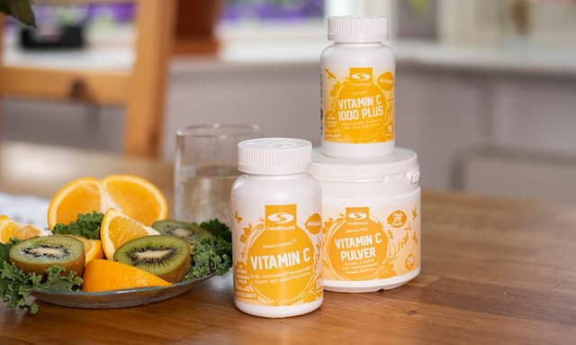 Healthwell Vitamin-C på bord