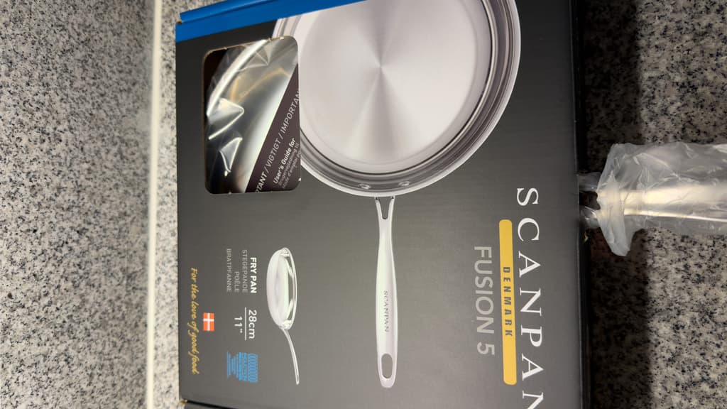 Scanpan Fusion 5 stekpanna i förpackning