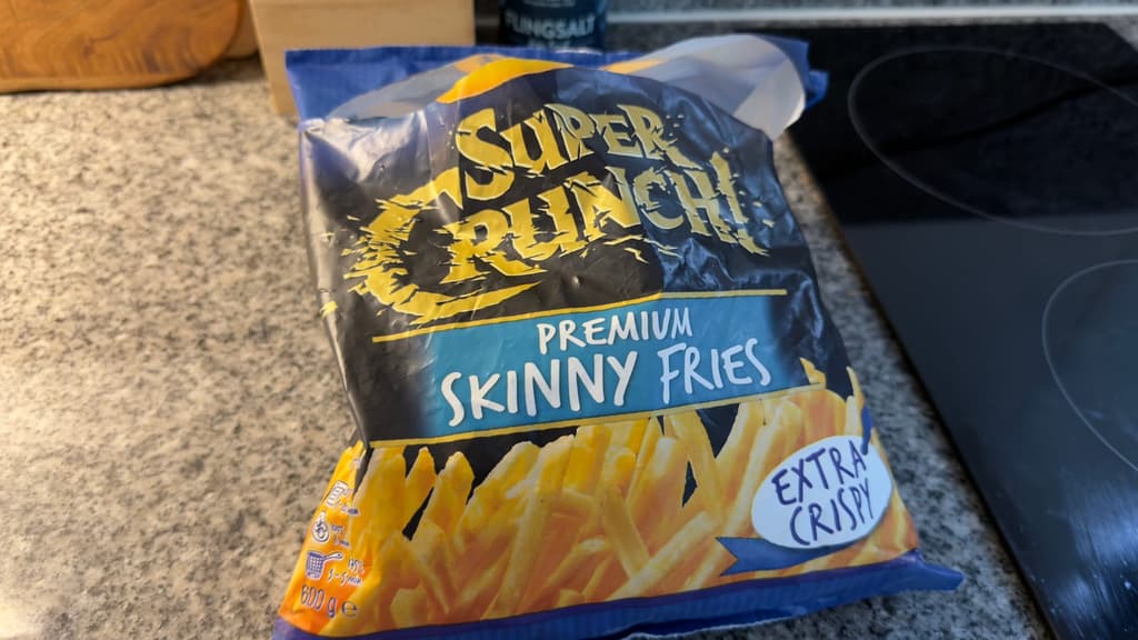 Aviko Super Crunch Skinny Fries förpackning