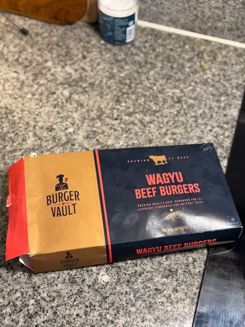 Burger Vault Wagyu Beef Burgers