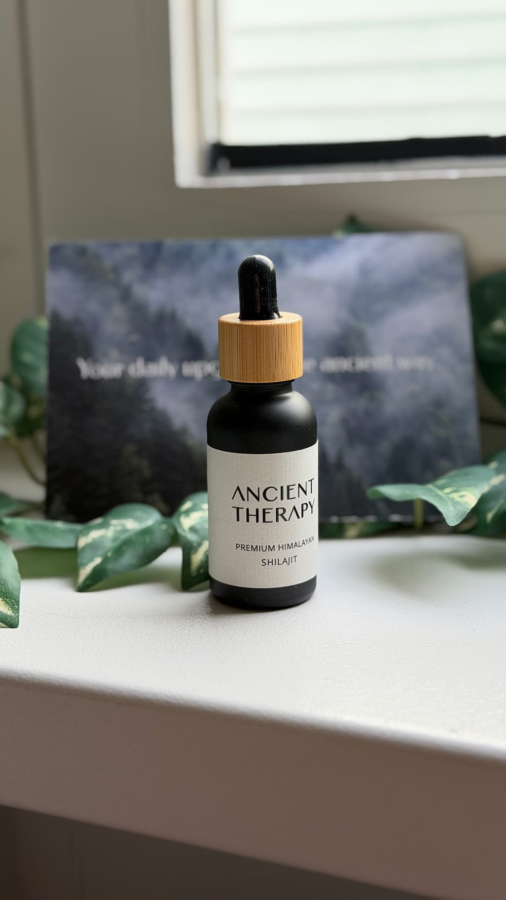 Ancient Therapy Shilajit oöppnad