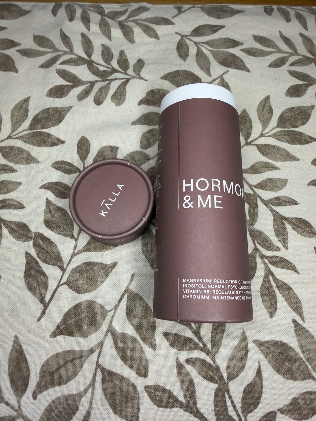 Källa Hormones & Me ovanifrån