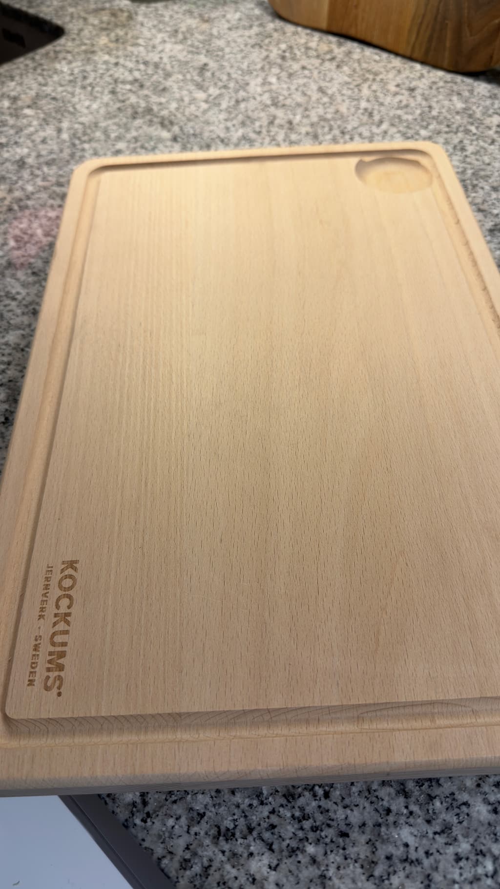 Kockums jernverk skärbräda 40x26x2 dekorativ