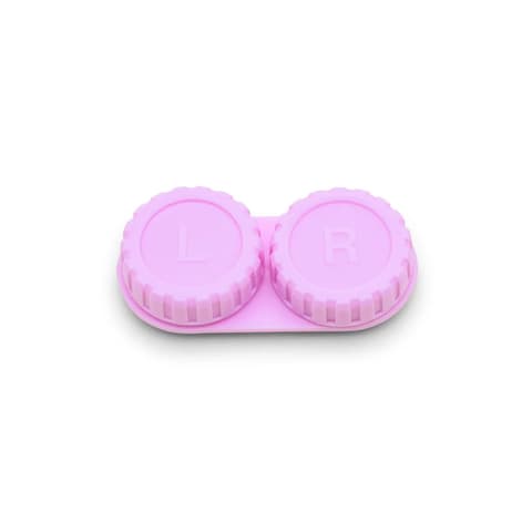 Lens Case Pink Linsetui
