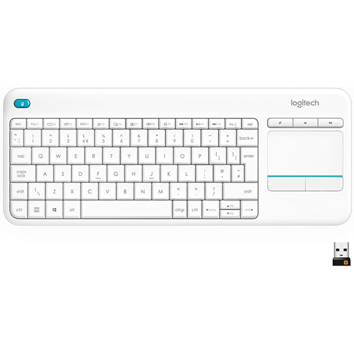 Logitech K400 Plus Trådlös