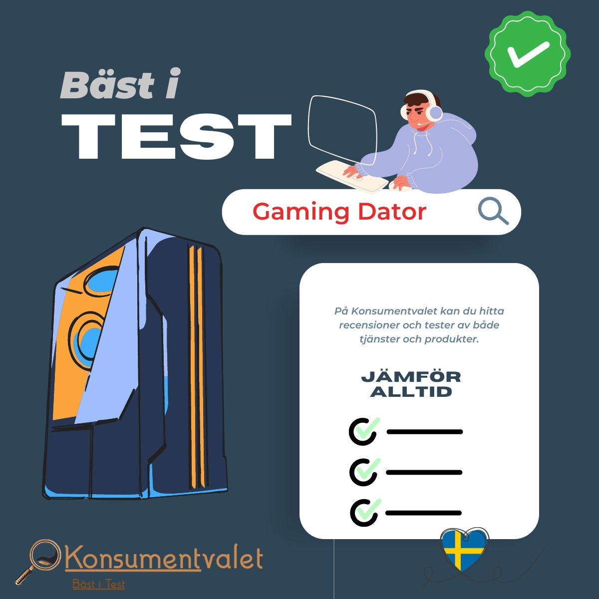 Gaming Dator bäst i test 2024