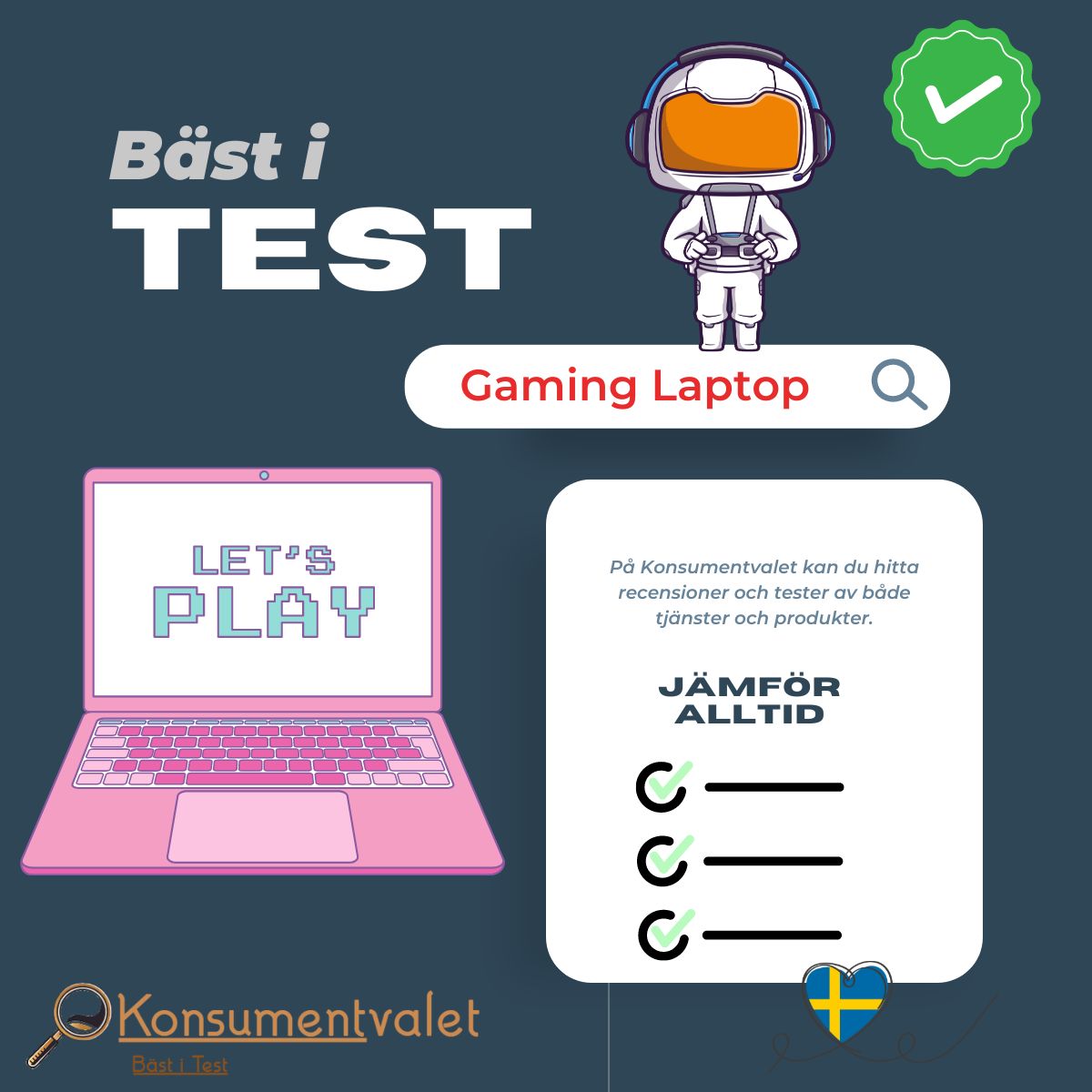 Gaming Laptop bäst i test 2024