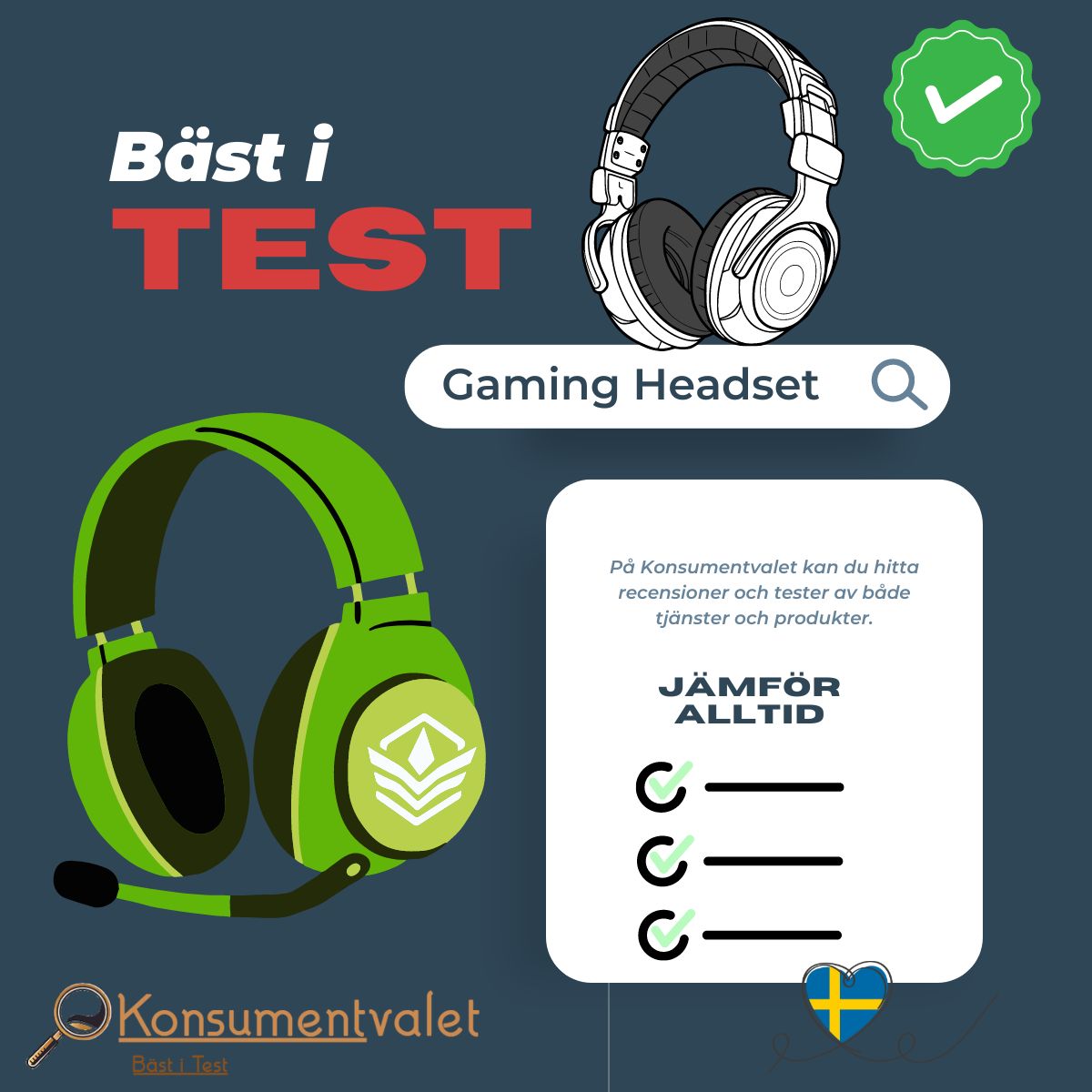 Gaming Headset bäst i test