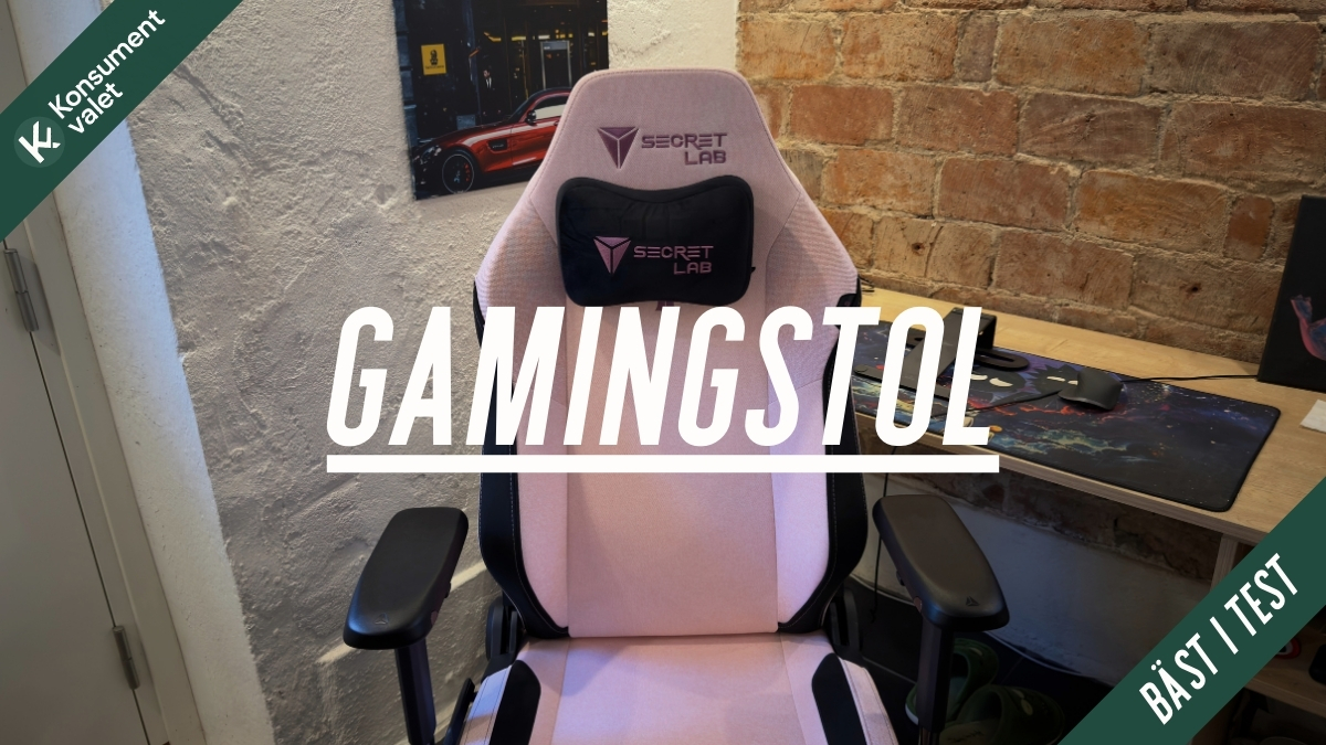 Gamingstol bäst i test