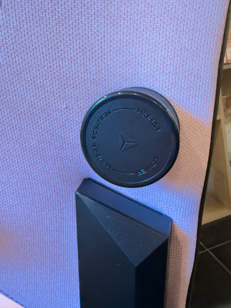 Hjul för att sänka, höja ryggen