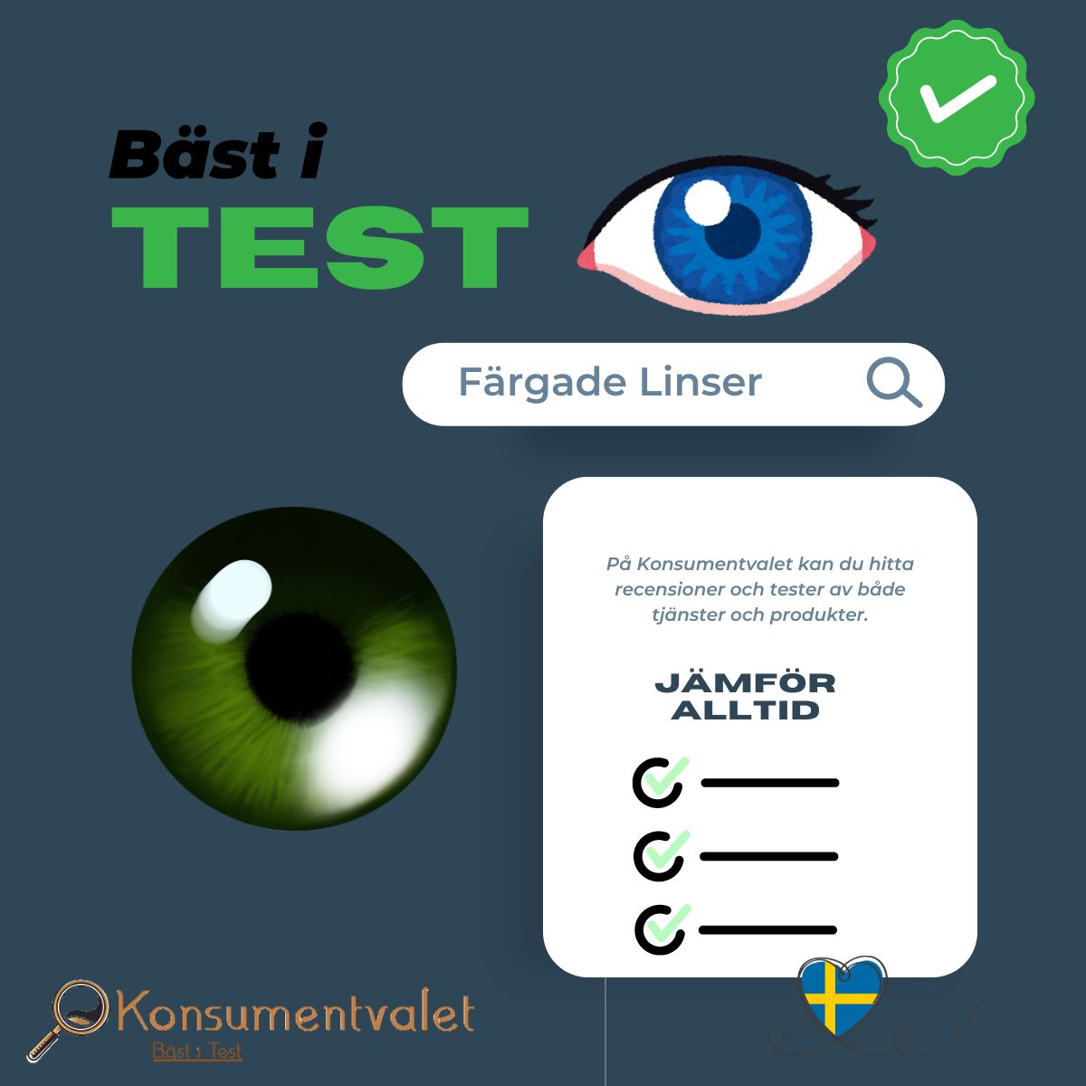 färgade linser bäst i test