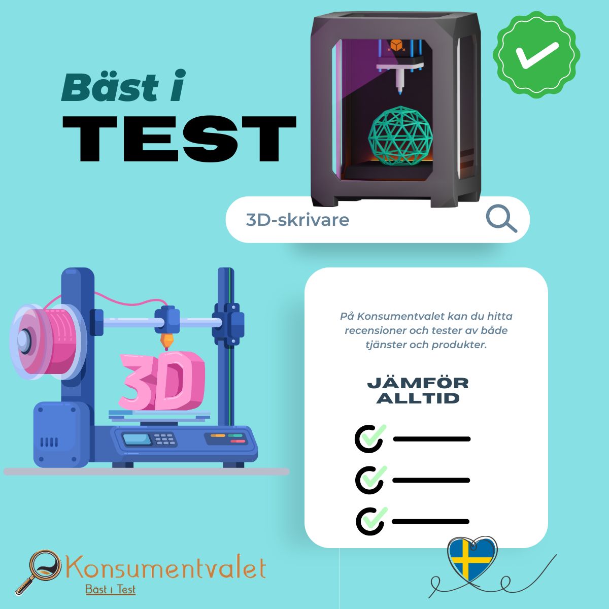 3D-skrivare bäst i test 2024