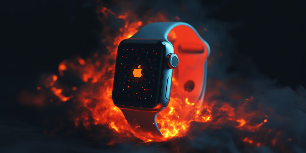 Dekorativbild Apple watch snabbladdning