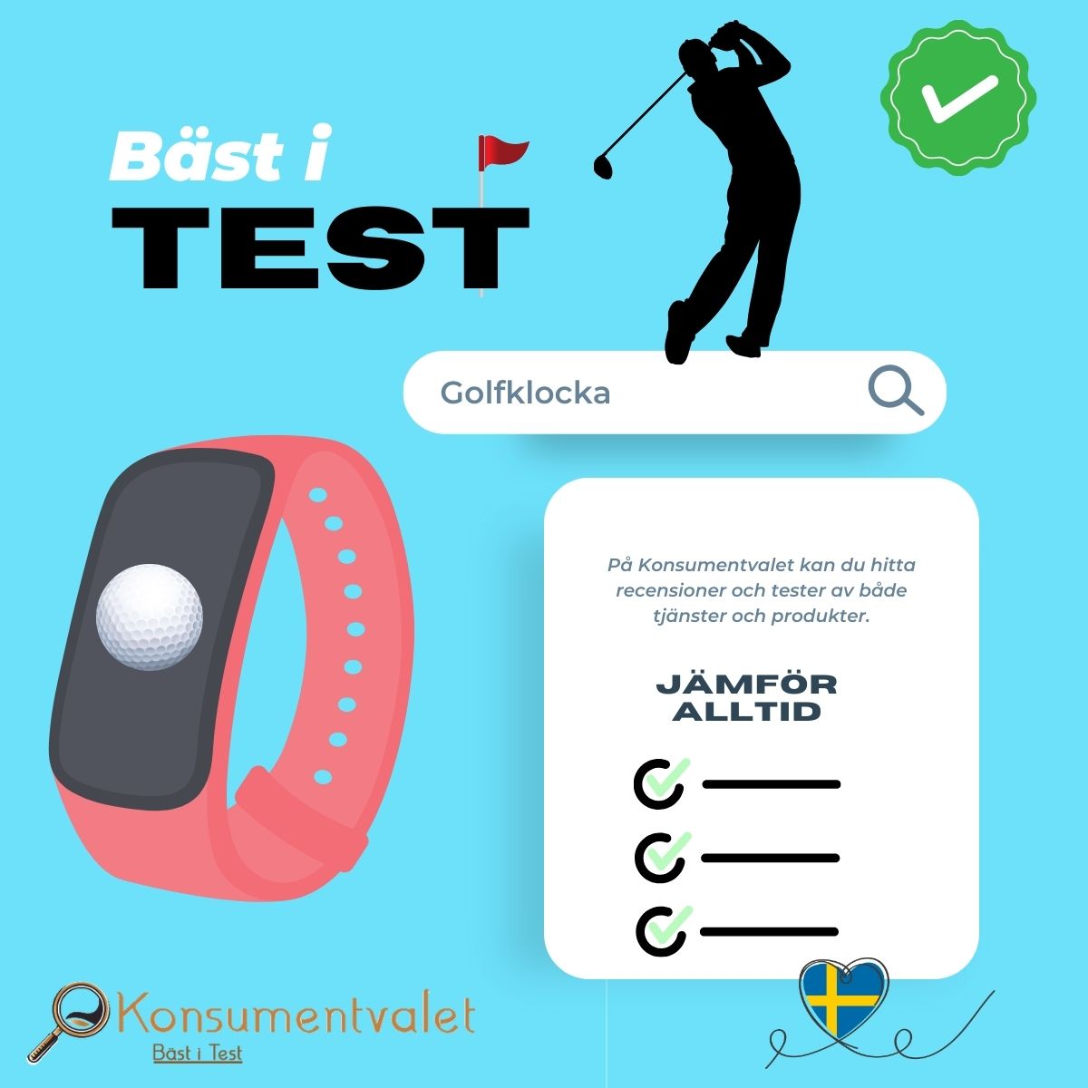 Golfklocka bäst i test 2024