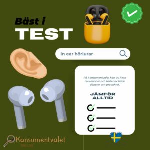 In ear hörlurar bäst i test 2025