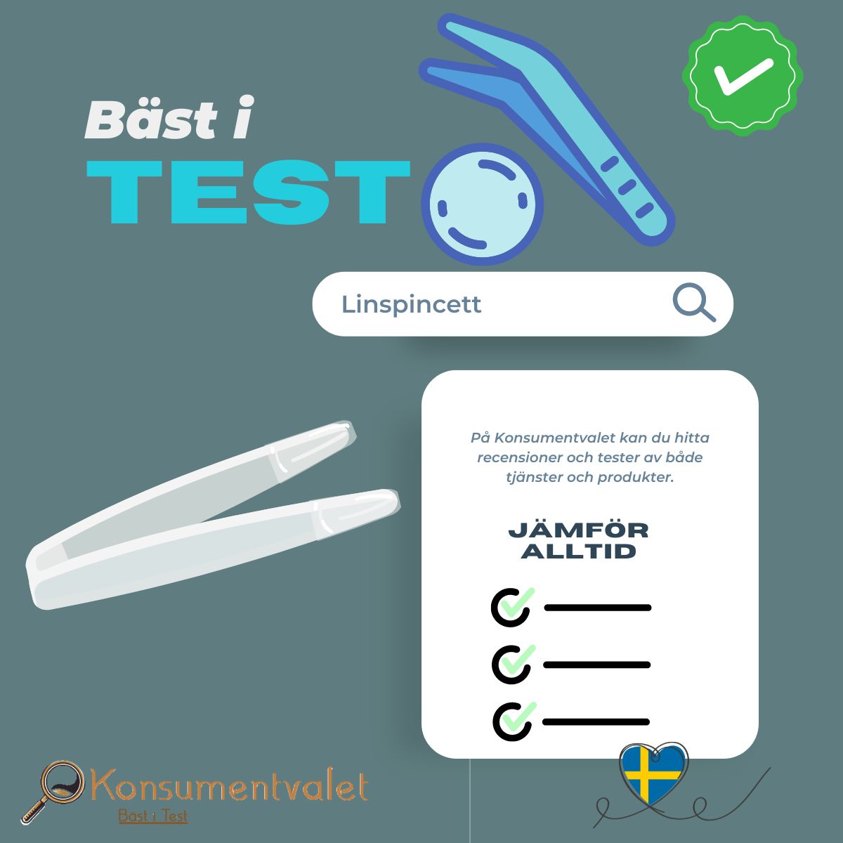 Linspincett bäst i test 2024