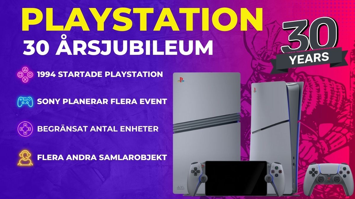 Playstation planerar 30-årsjubileum