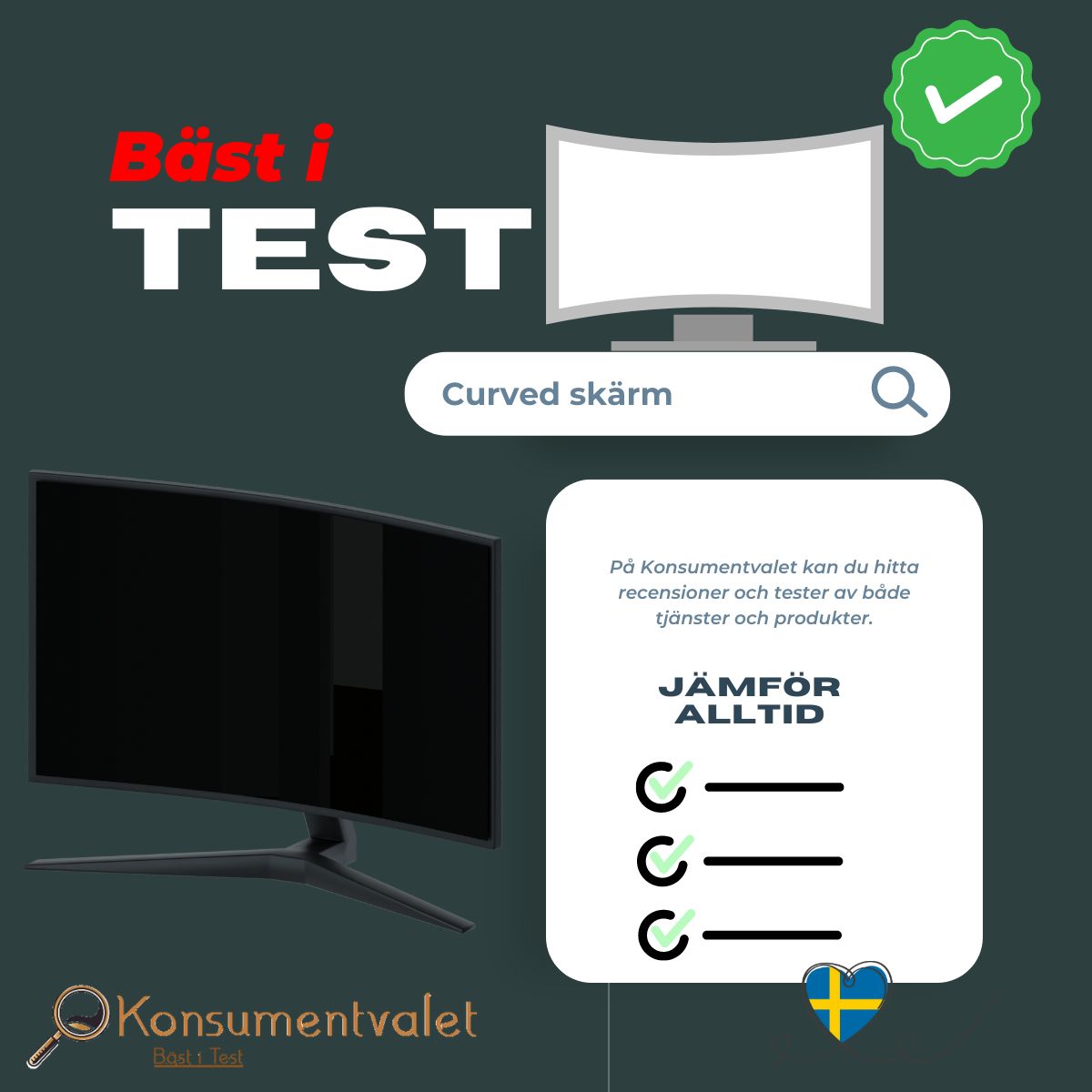 Curved skärm bäst i test