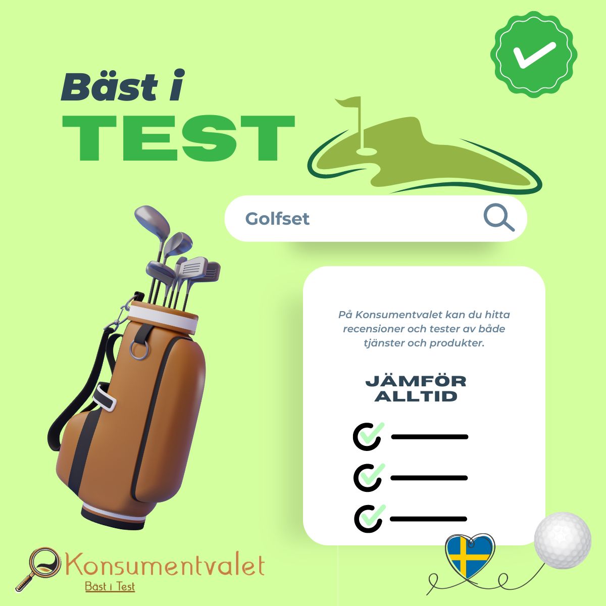 Golfset bäst i test