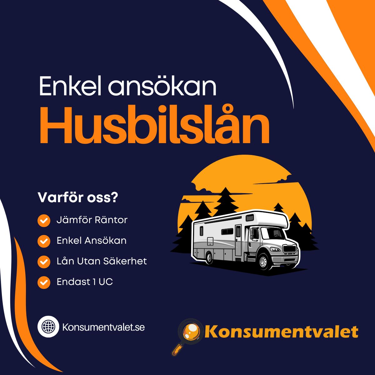 Husbilslån – Låna till husbil upp till 800 000 kr