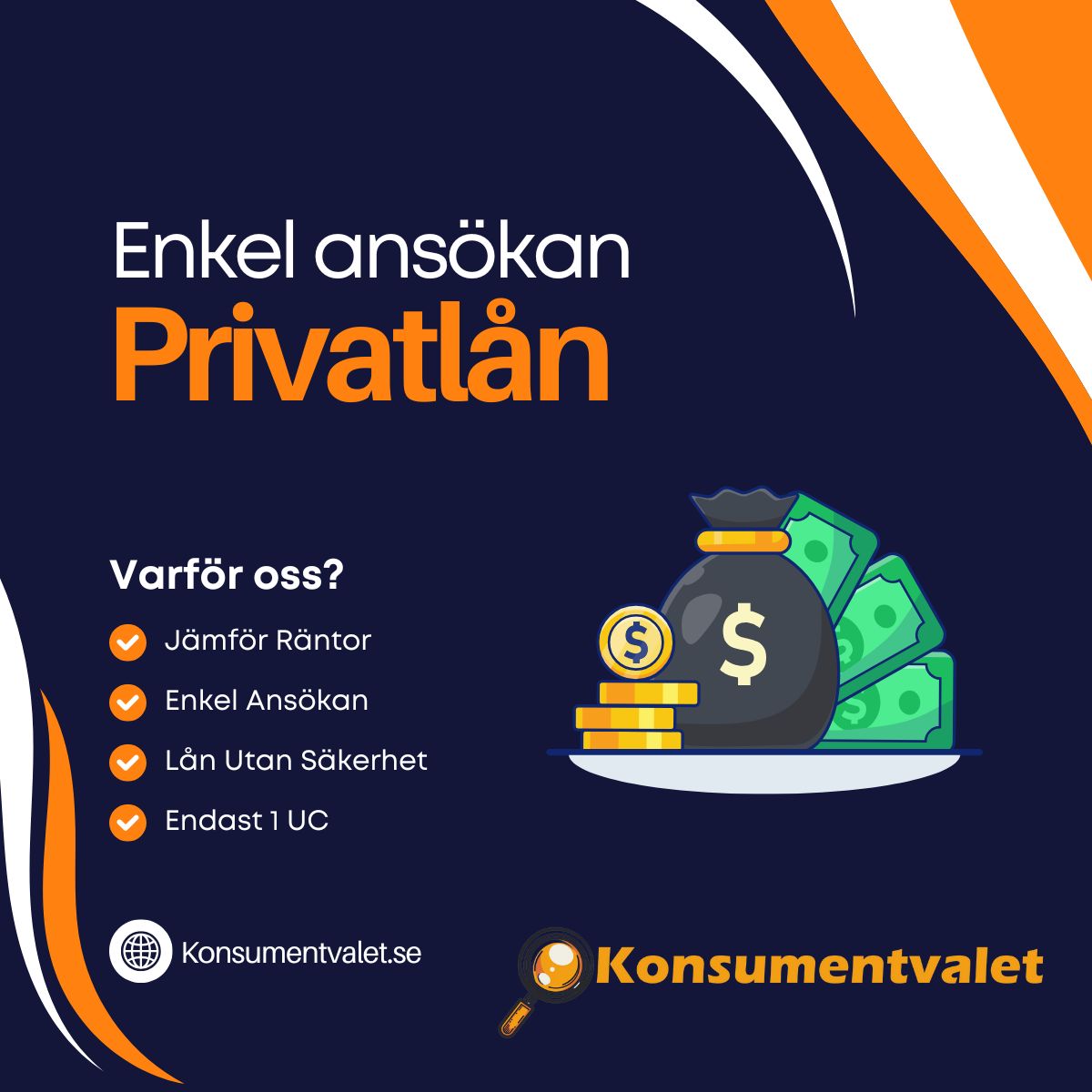 Privatlån – Låna upp till 800 000kr