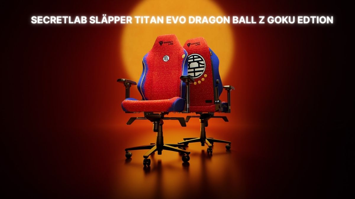 Secretlab TITAN EVO Dragon Ball Z Goku Edition släpptes idag