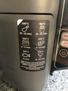 Ninja Double Stack XL produktetikett