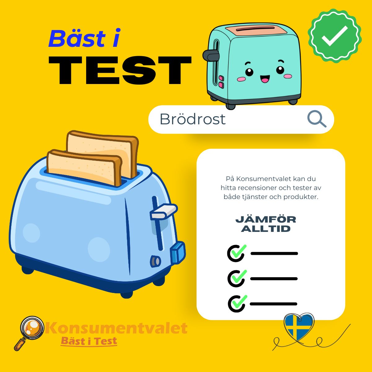 Brödrost bäst i test