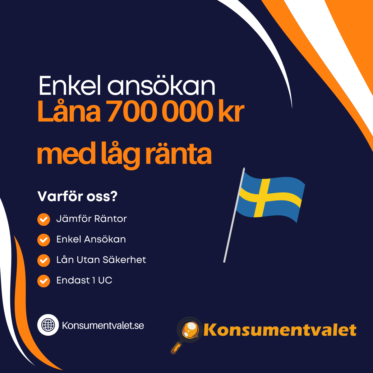 Låna 700 000 kr med låg ränta