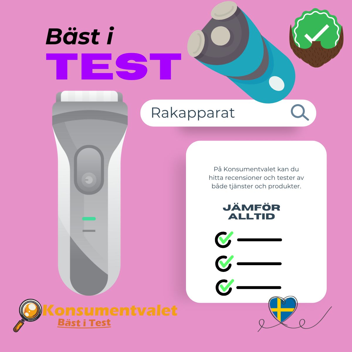 Rakapparat bäst i test