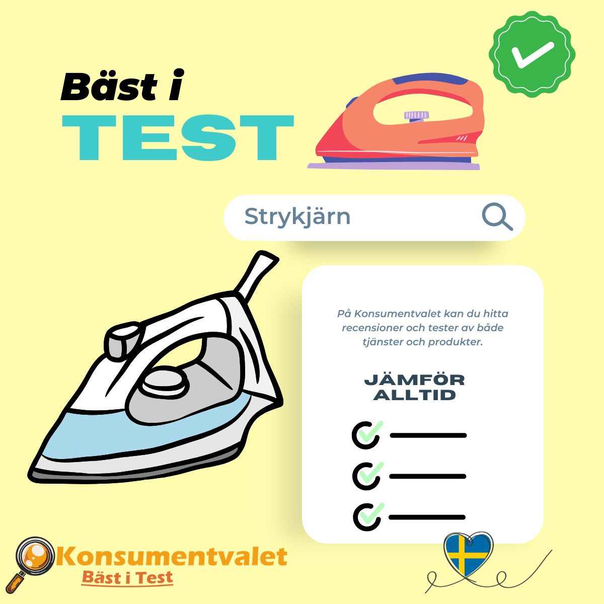 Strykjärn bäst i test