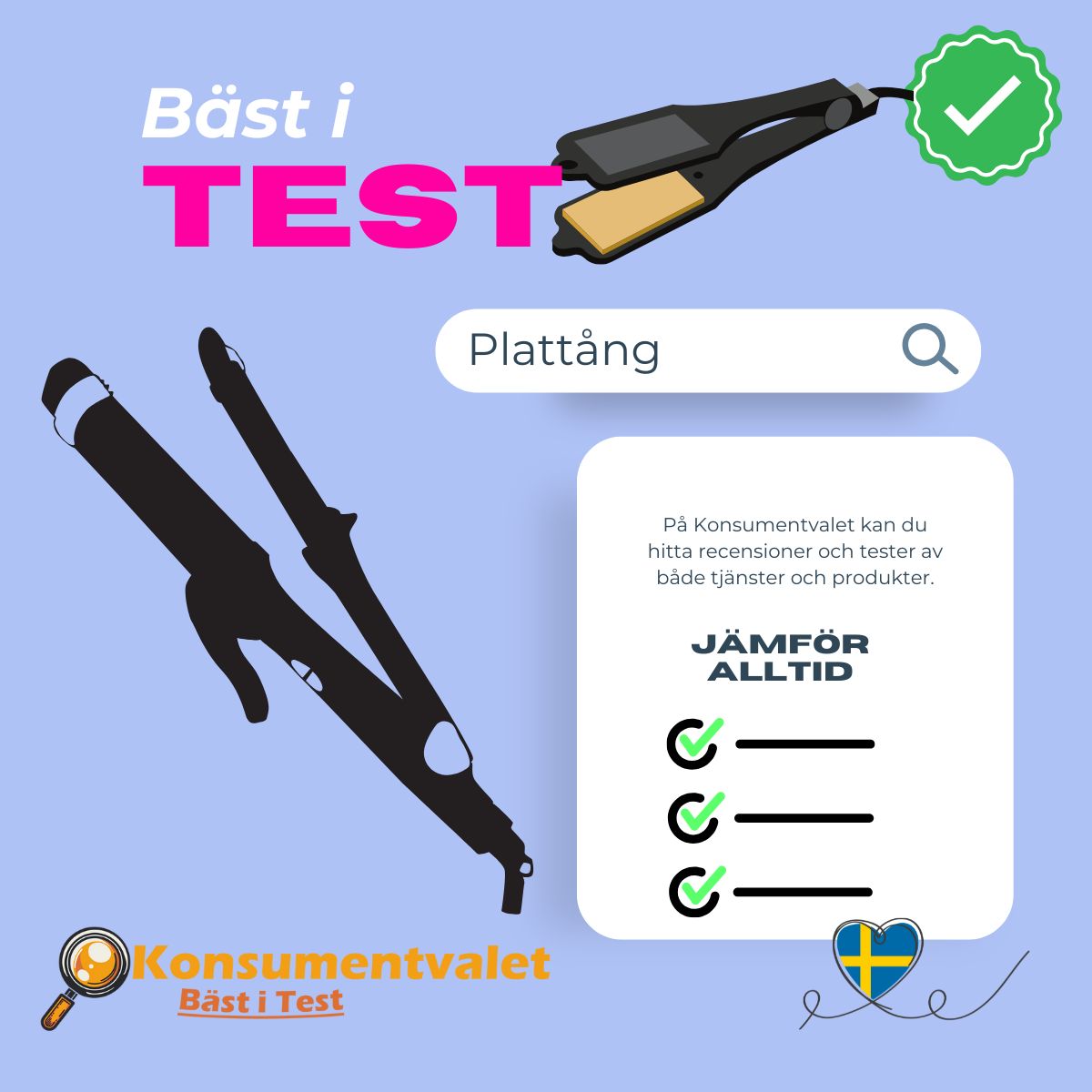 Plattång bäst i test