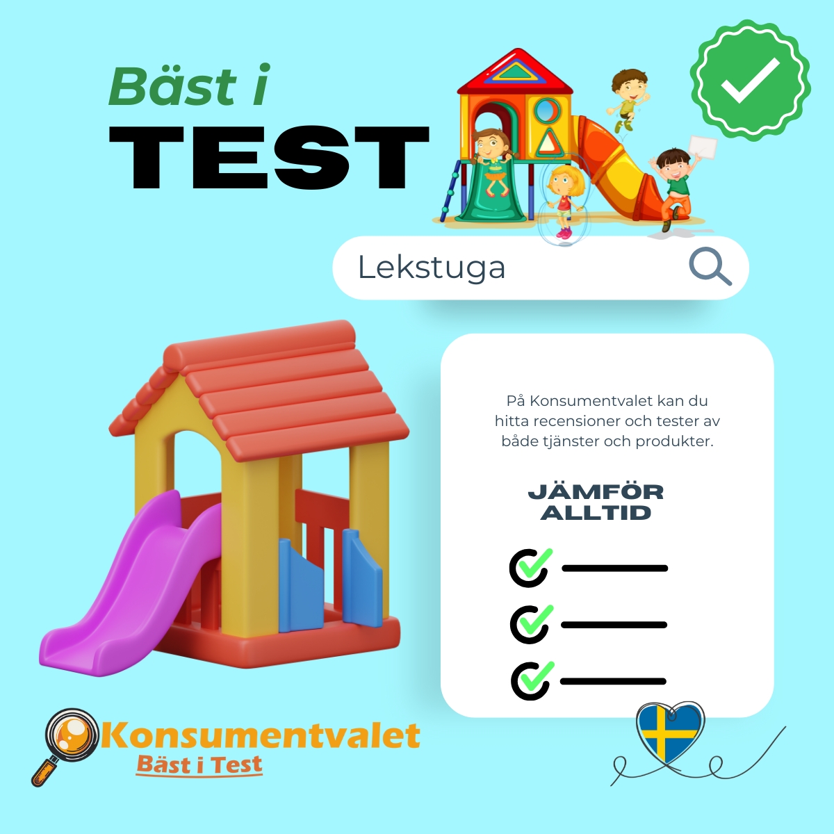 Lekstuga bäst i test