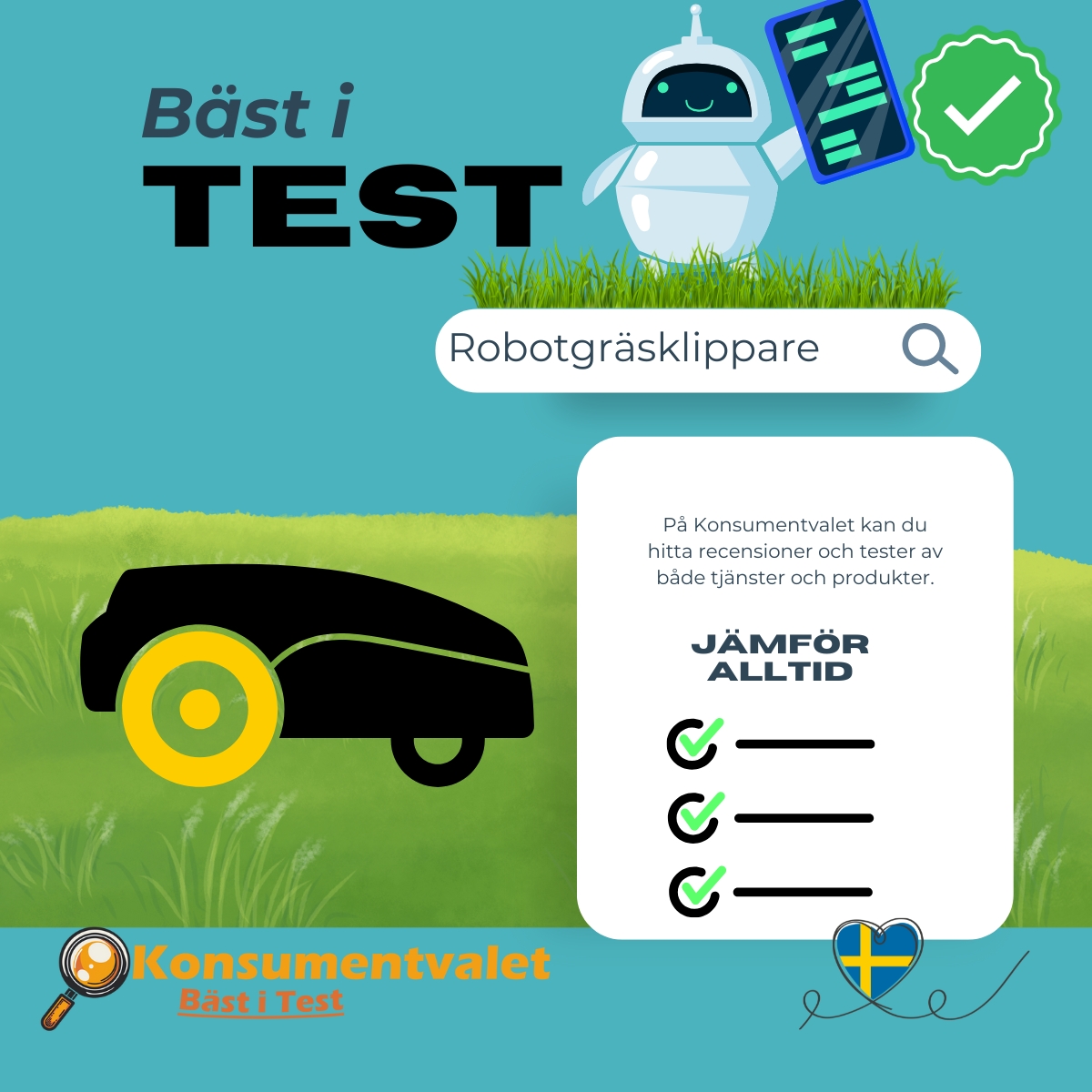 Robotgräsklippare bäst i test