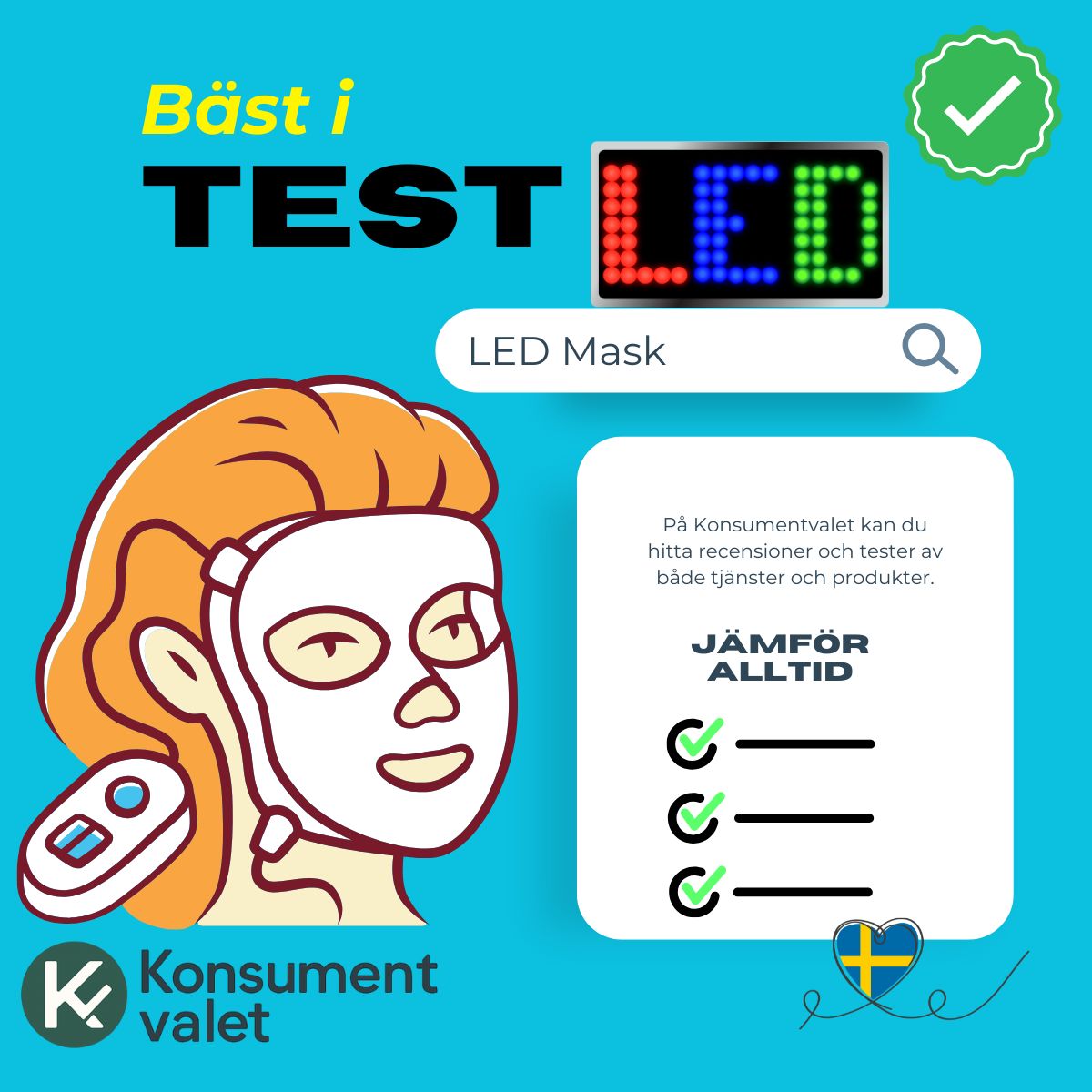 LED Mask bäst i test