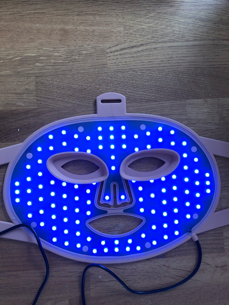Led Mask blå belysning