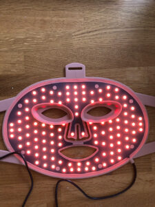 Led Mask röd belysning