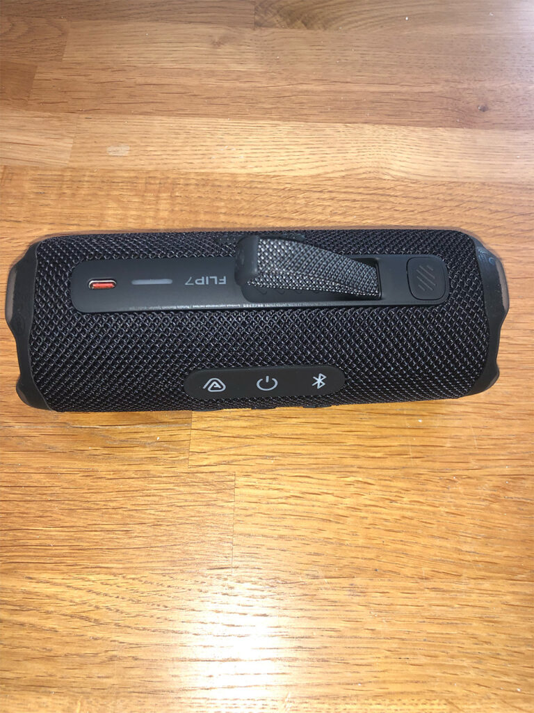 Ovansidan av Flip 7