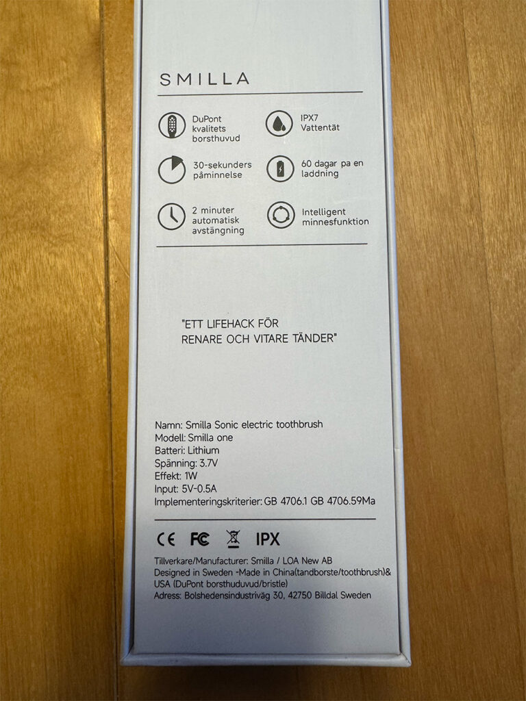 Smilla pro eltandborste produktbild4