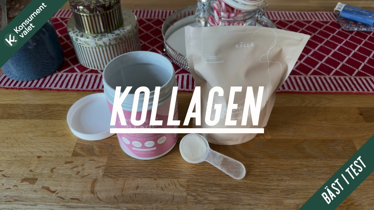 Kollagen bäst i test