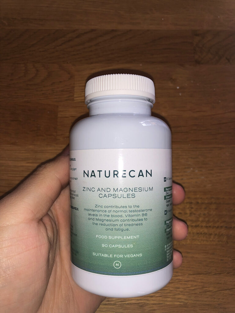 Magnesium & Zink naturecan framsida av burk