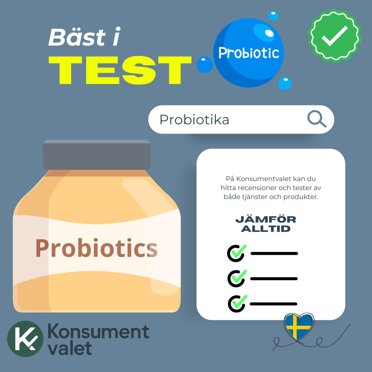 Probiotika bäst i test