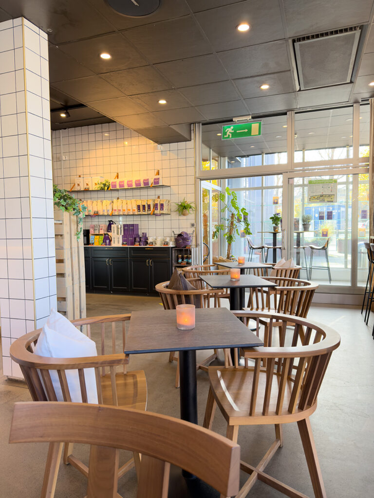 Löfbergs kafé insida